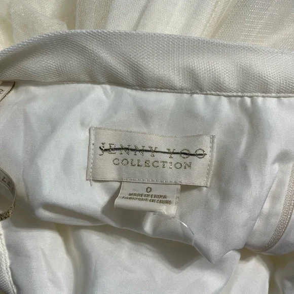 NWT  BHLDN Jenny Yoo Louise Tulle skirt Ivory sizes 0, 8, 10, 18 - Picture 13 of 16